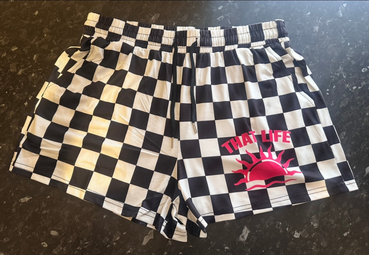 Checkered Vibes Shorts
