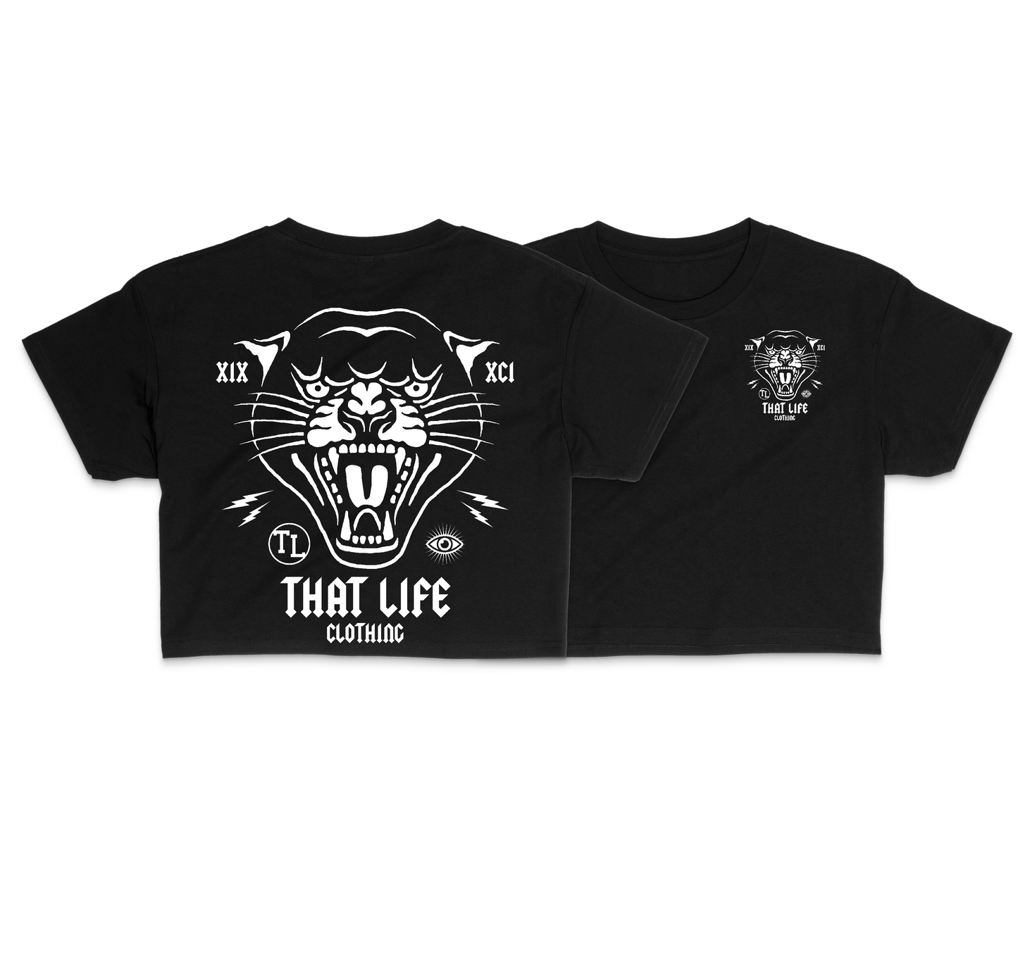 No Mercy Crop Tee