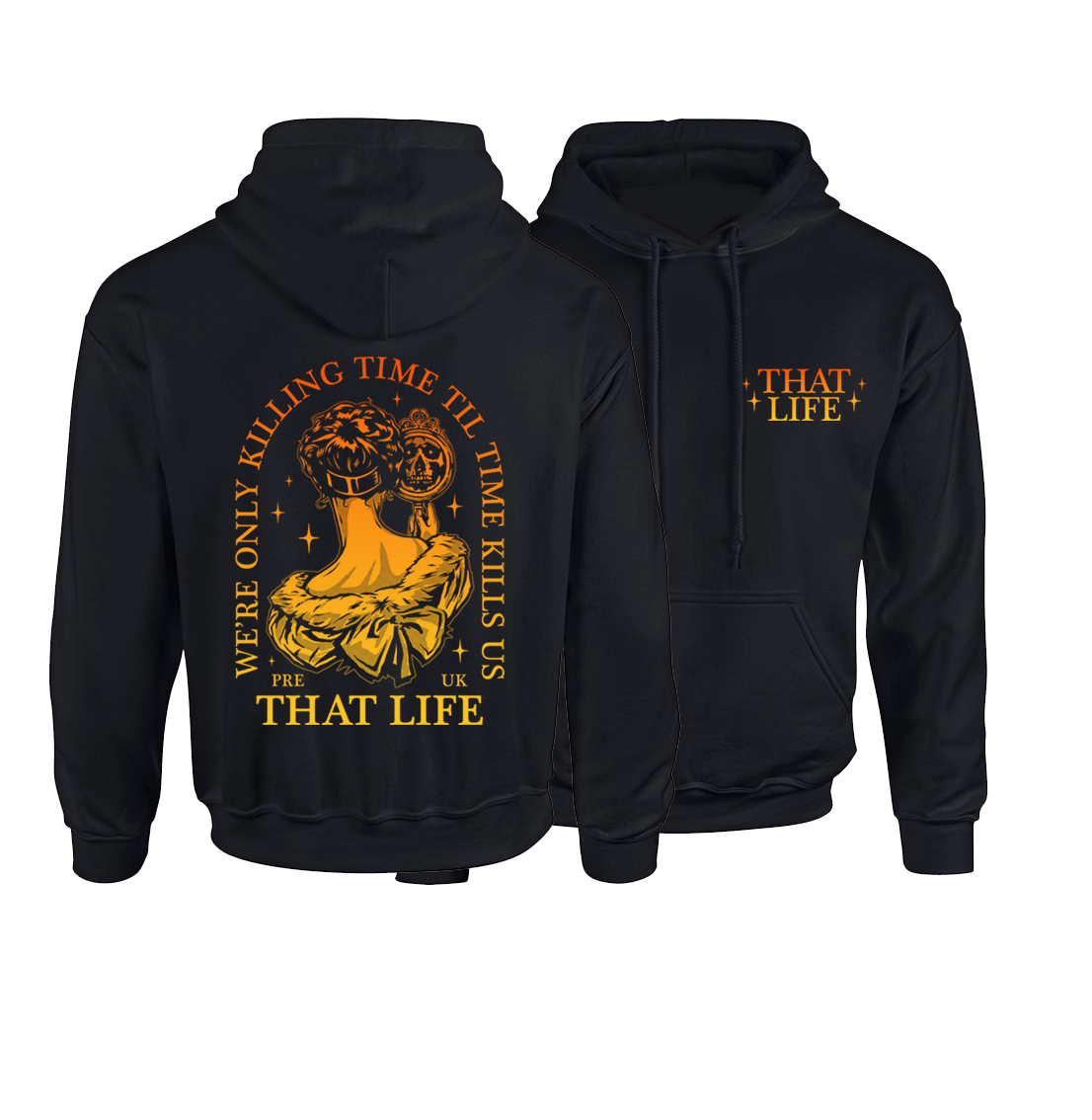 Alternative Killing Time Black Hoodie