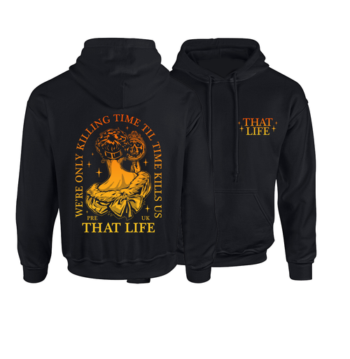 Alternative Killing Time Black Hoodie
