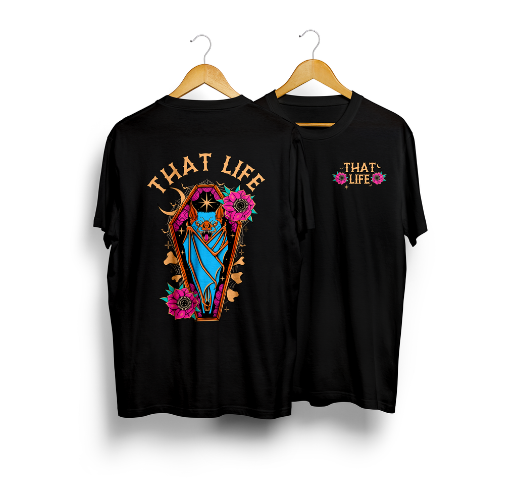 Bat Life Black Tee