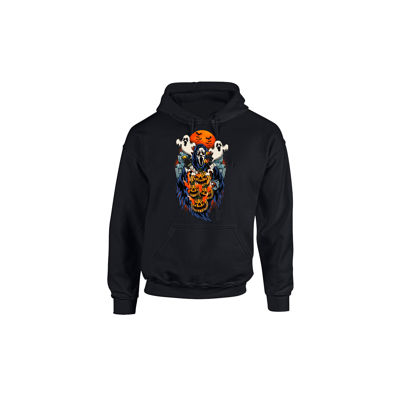 Dead Ringer front Black Hoodie