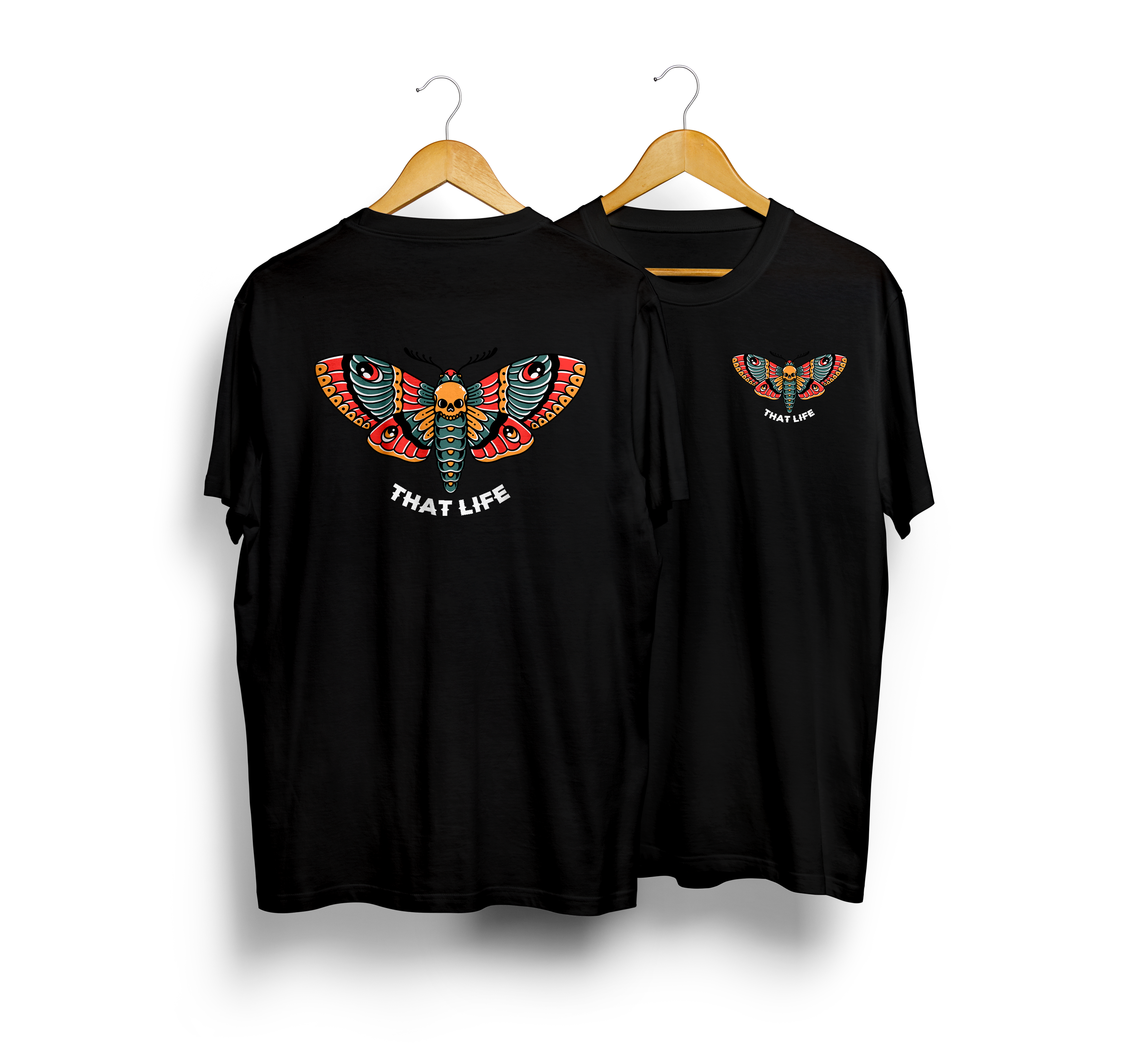 Death Moth Black Tee
