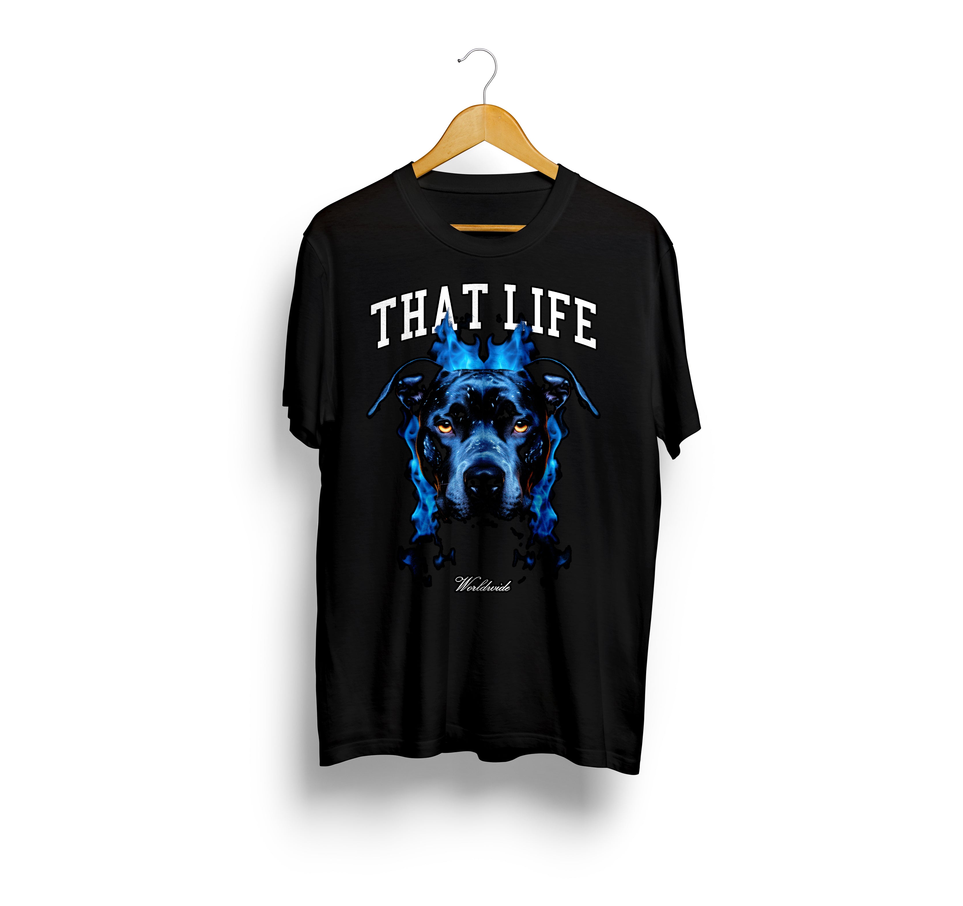 Hades Front Black Tee