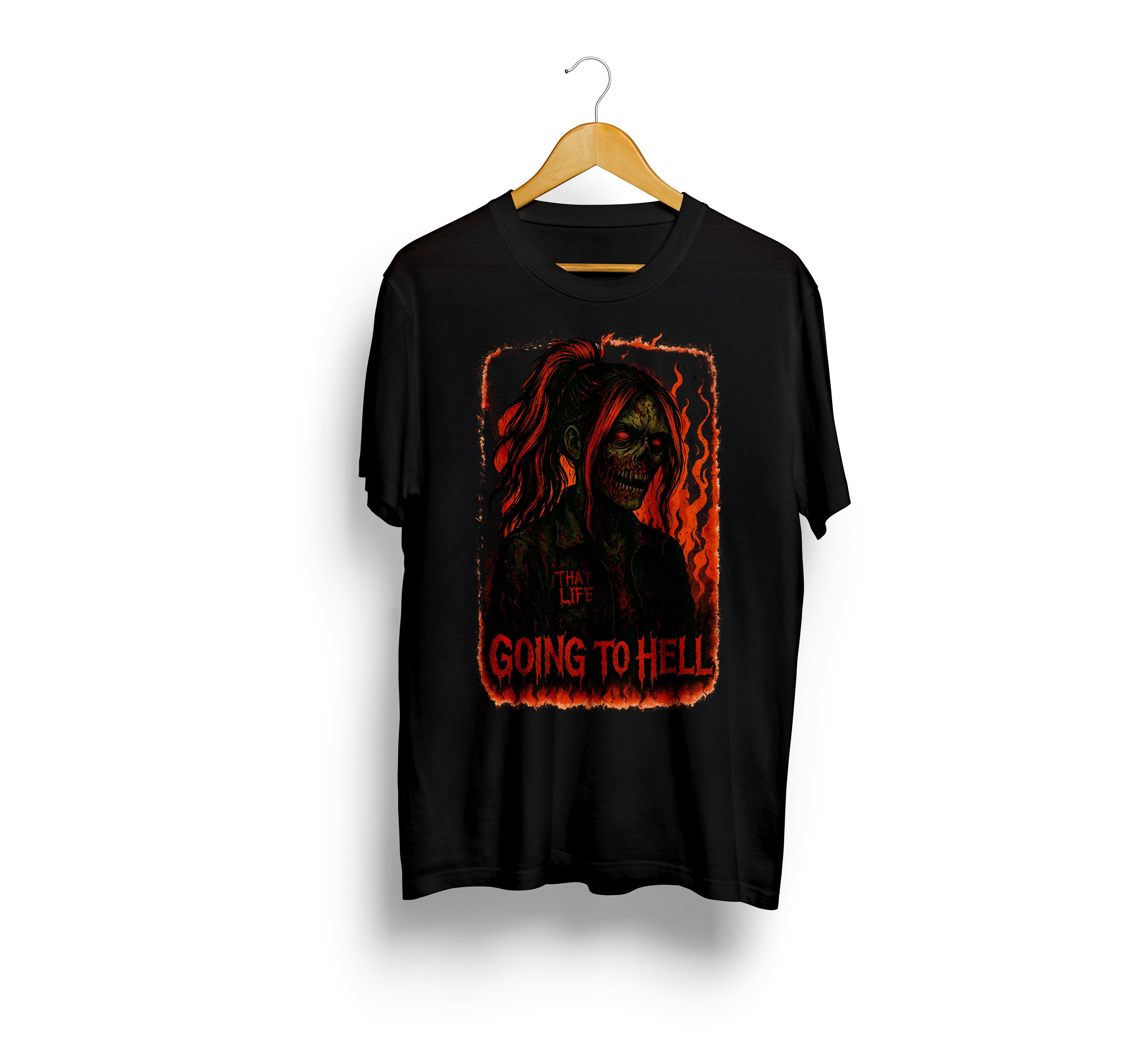 Going to hell black tee