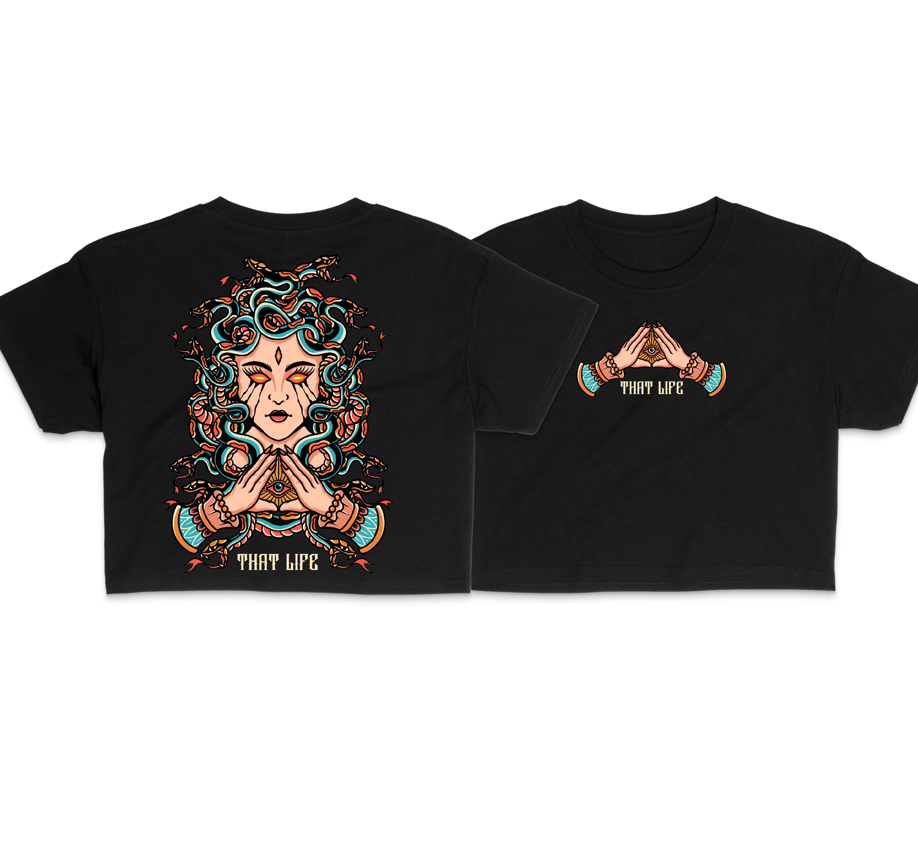 Medusa Crop Tee