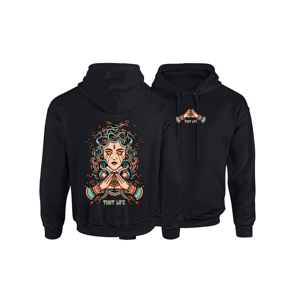 Medusa Black Hoodie