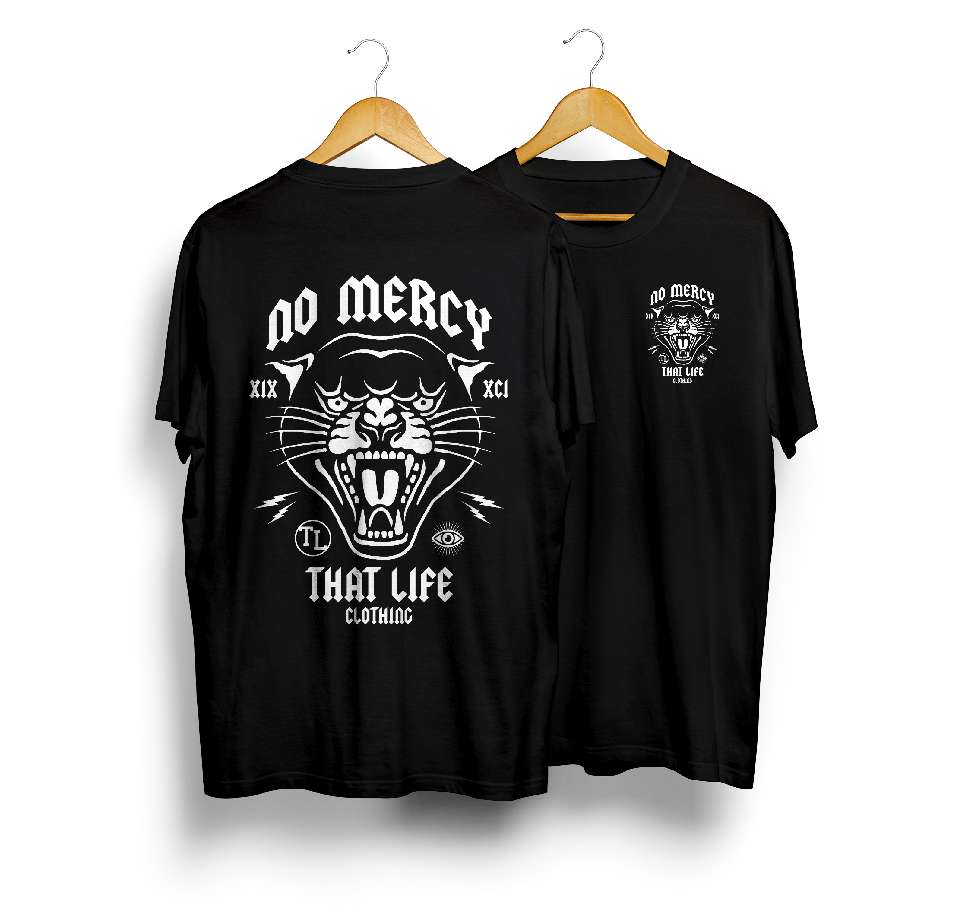 No Mercy Black Tee