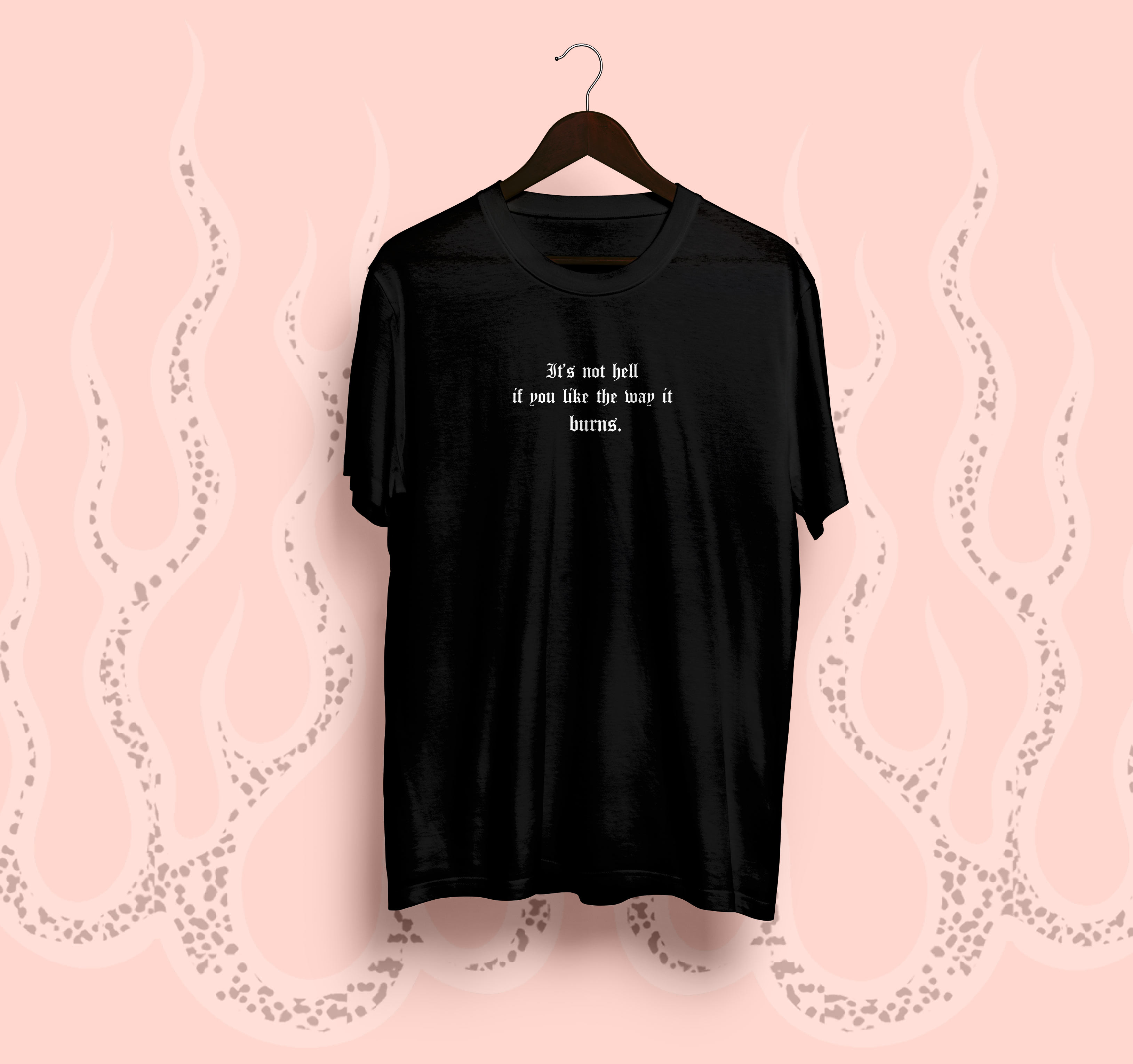 It's Not Hell Black Tee