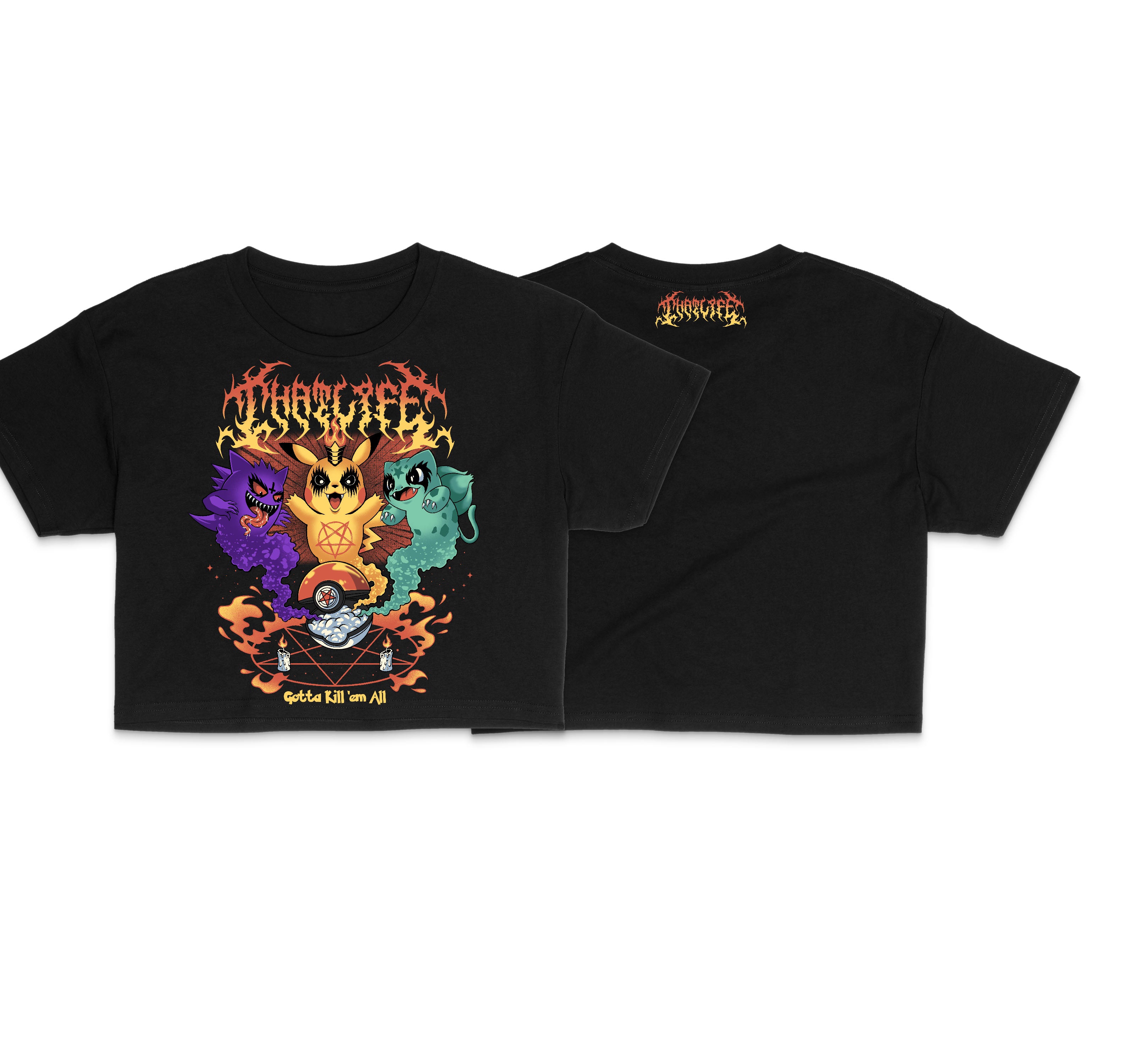 Pokedemon Crop Tee