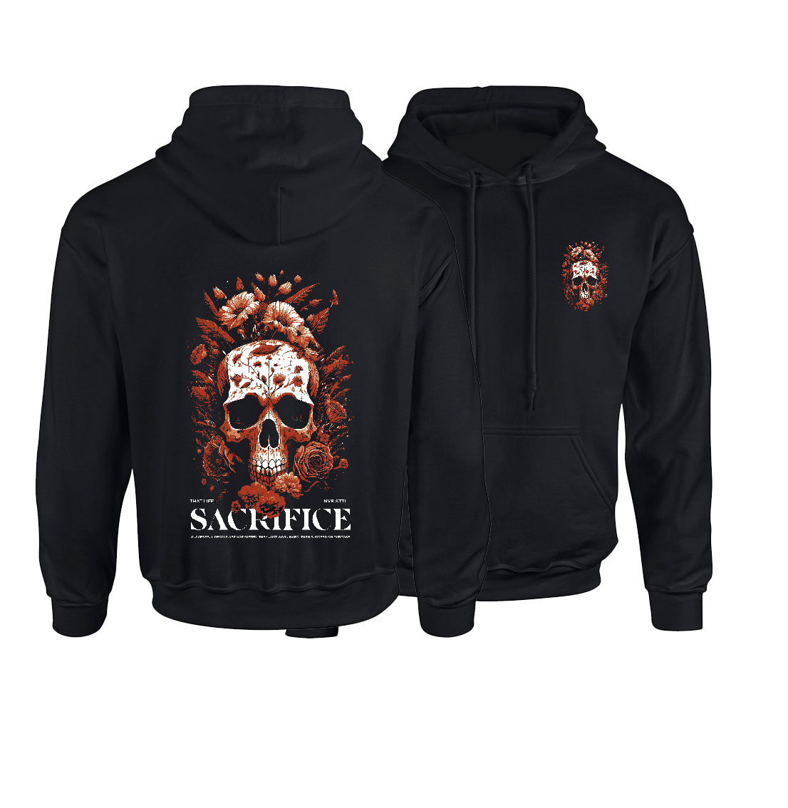 Sacrifice Black Hoodie