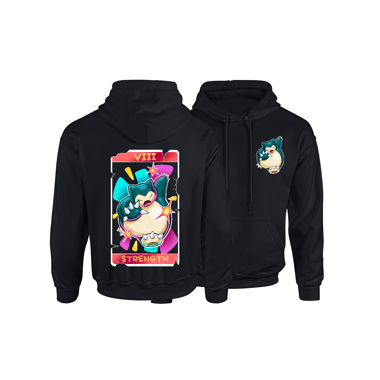 Strength Black Hoodie