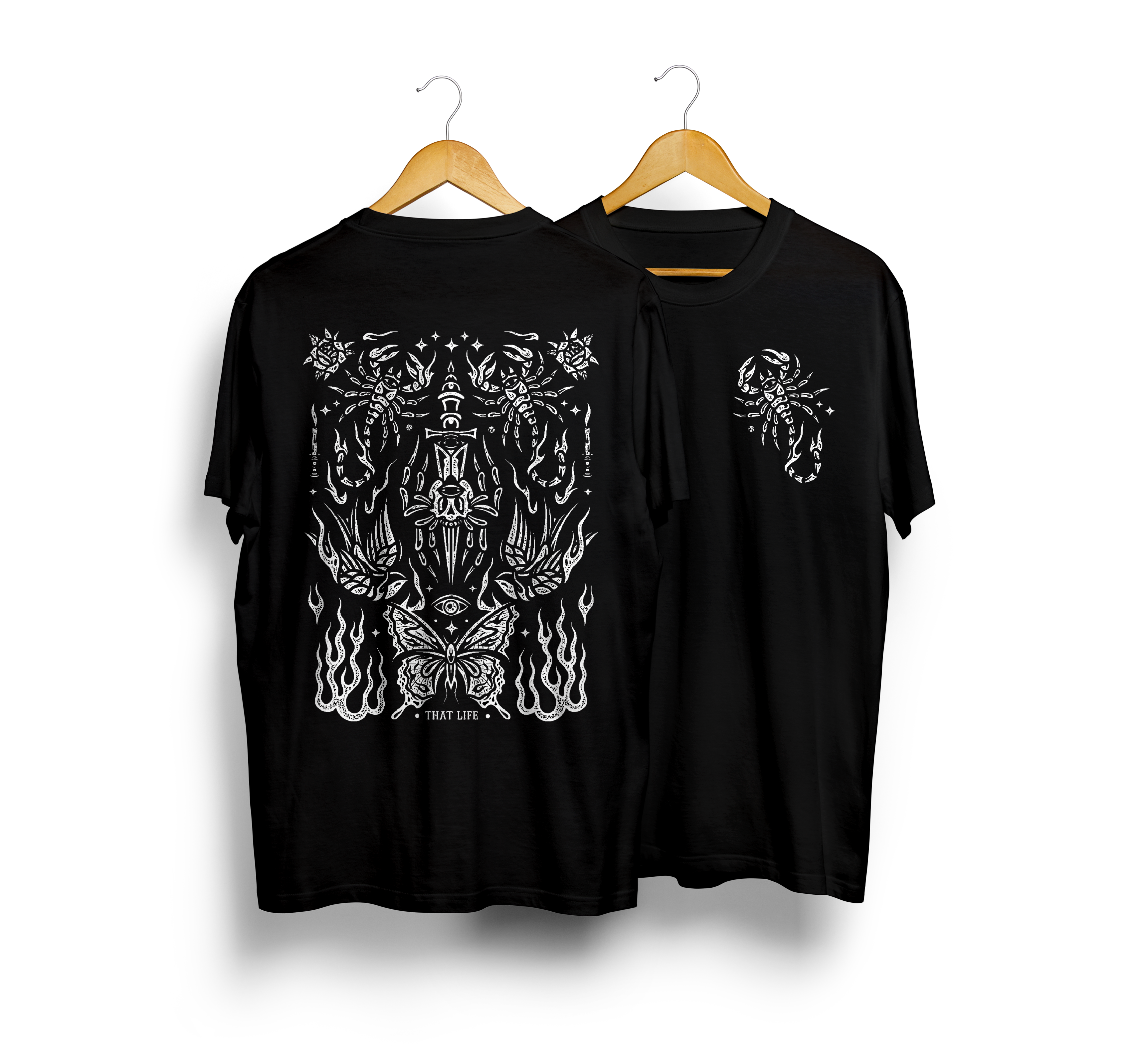 Tattoo Flash Black Tee