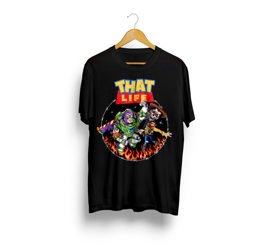 Toy Life Front Black Tee