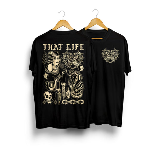 Trad Life Black Tee