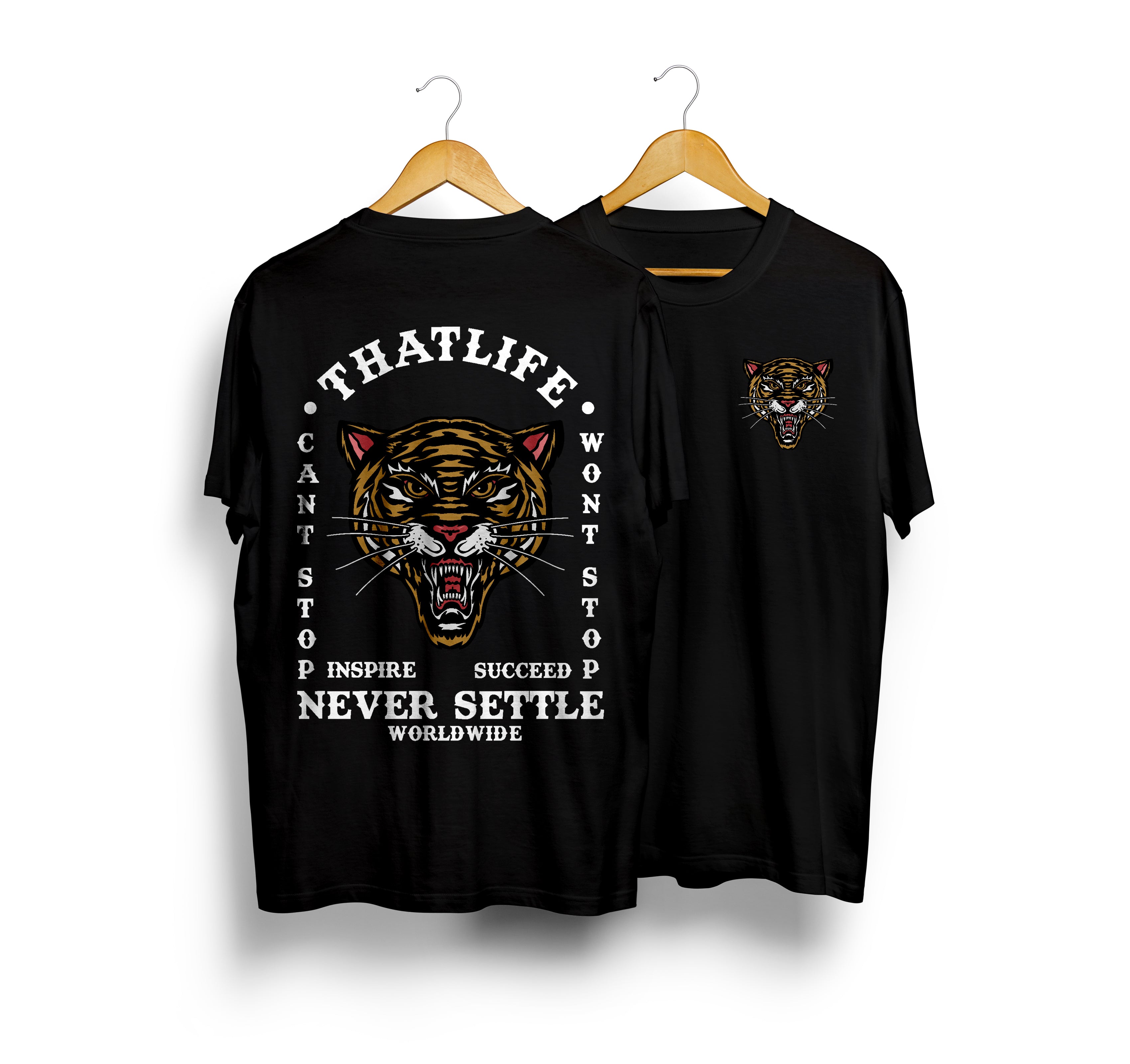 Can't Stop Won't Stop Black Tee