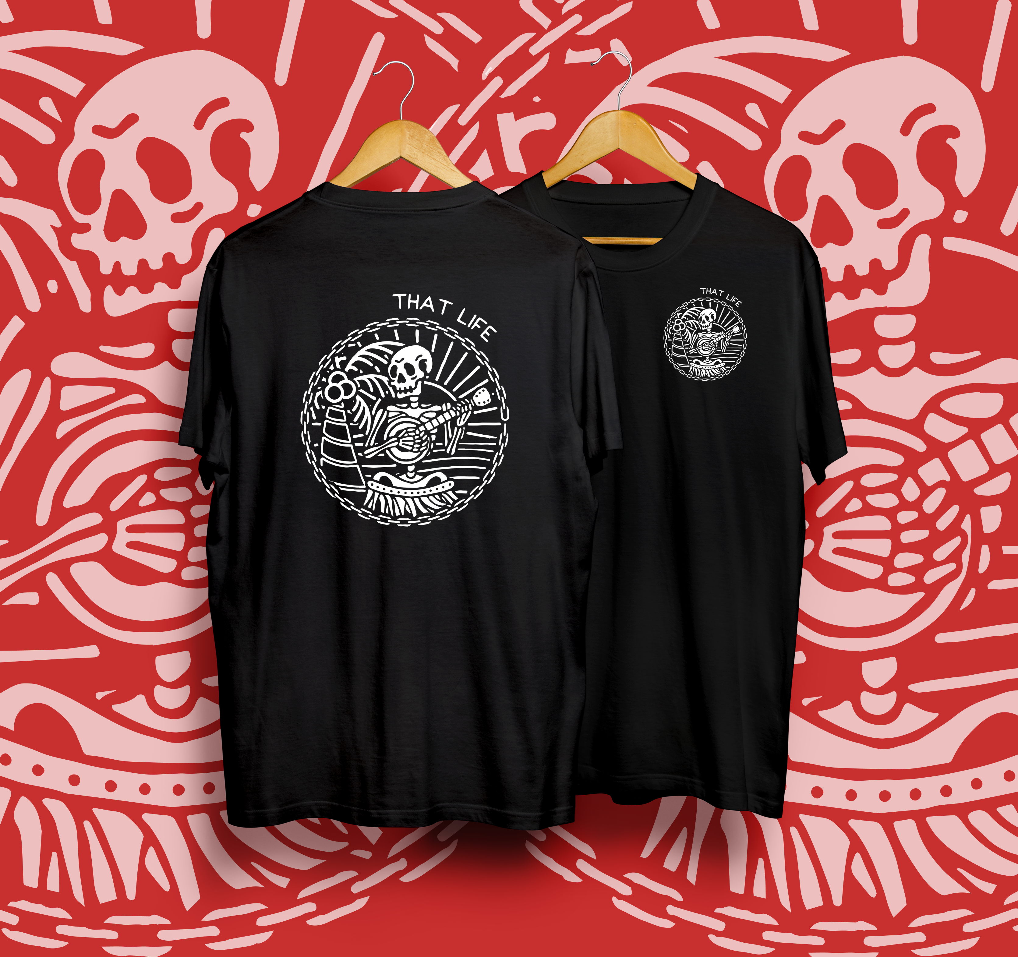 Aloha Black Tee