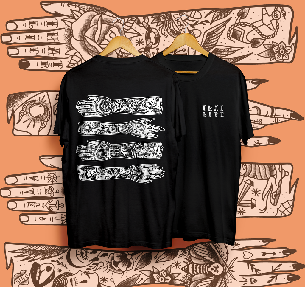 Inked 4 Life Black Tee