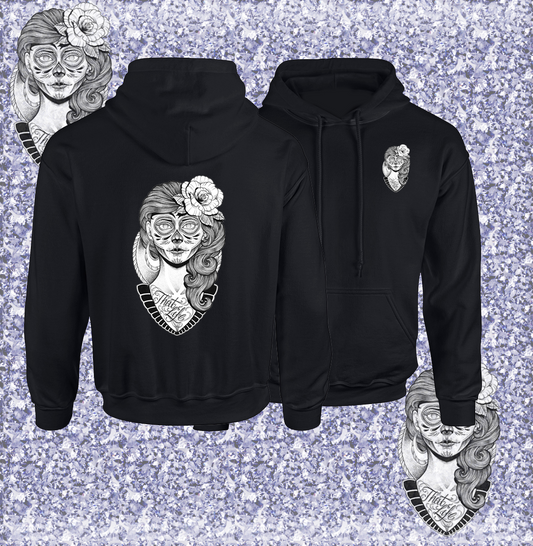 Day Of The Dead Black Hoodie