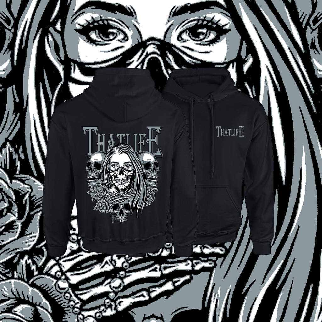 Skull and Bones Black Hoodie