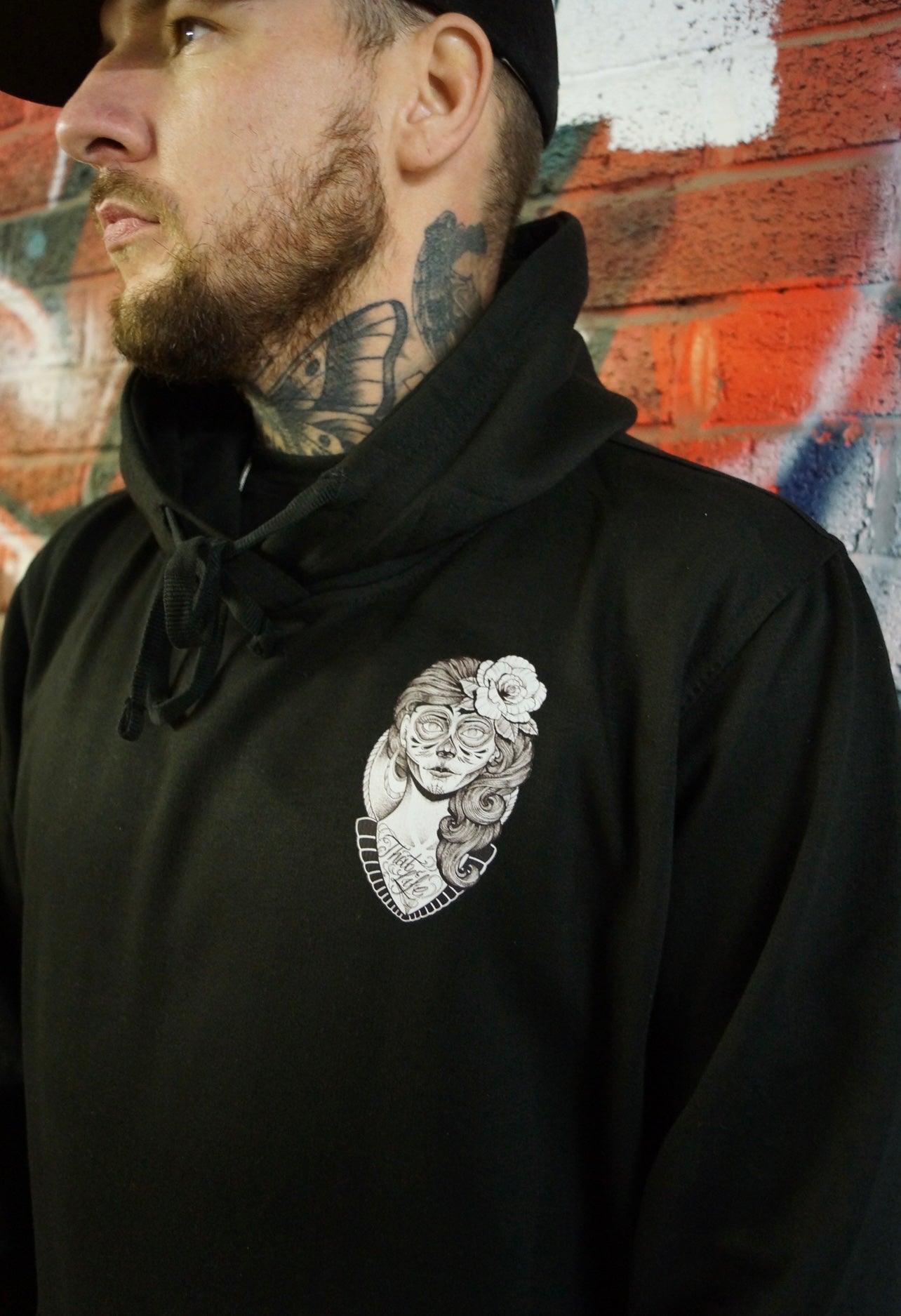 Day Of The Dead Black Hoodie