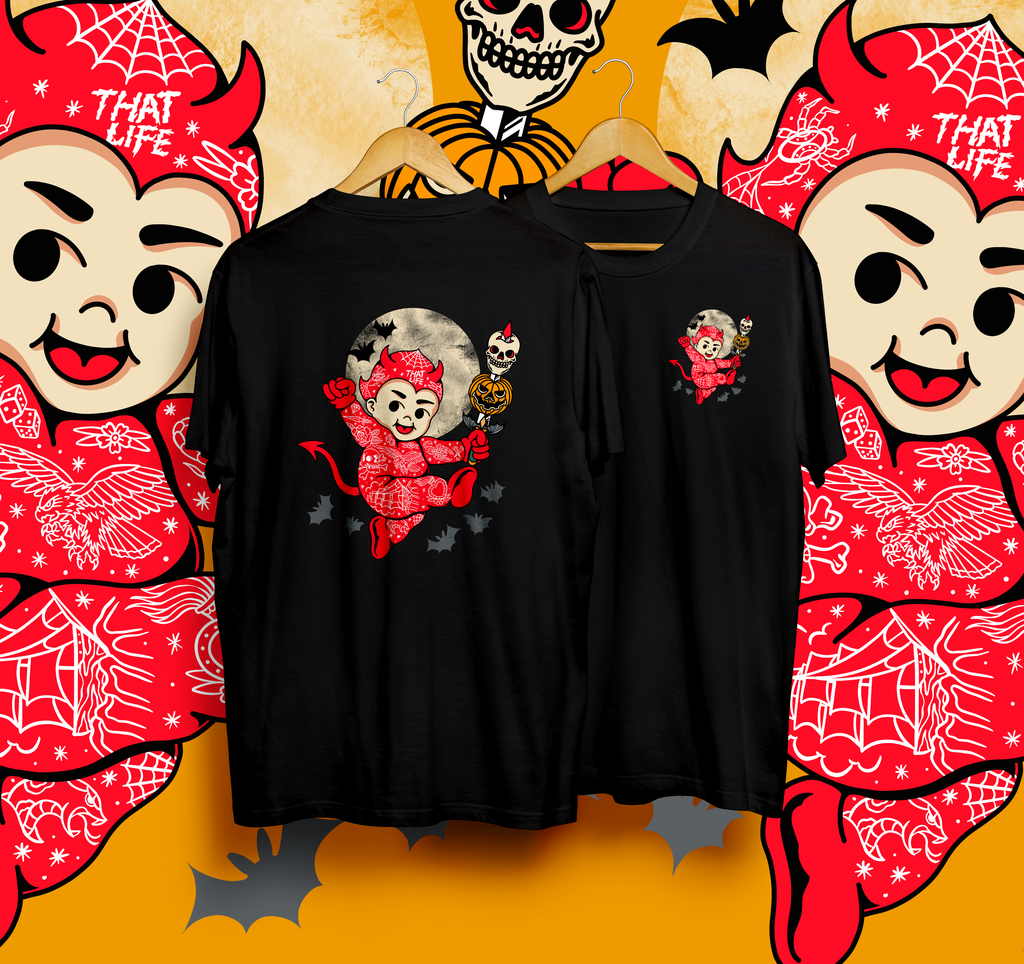 Kewpie Black Tee
