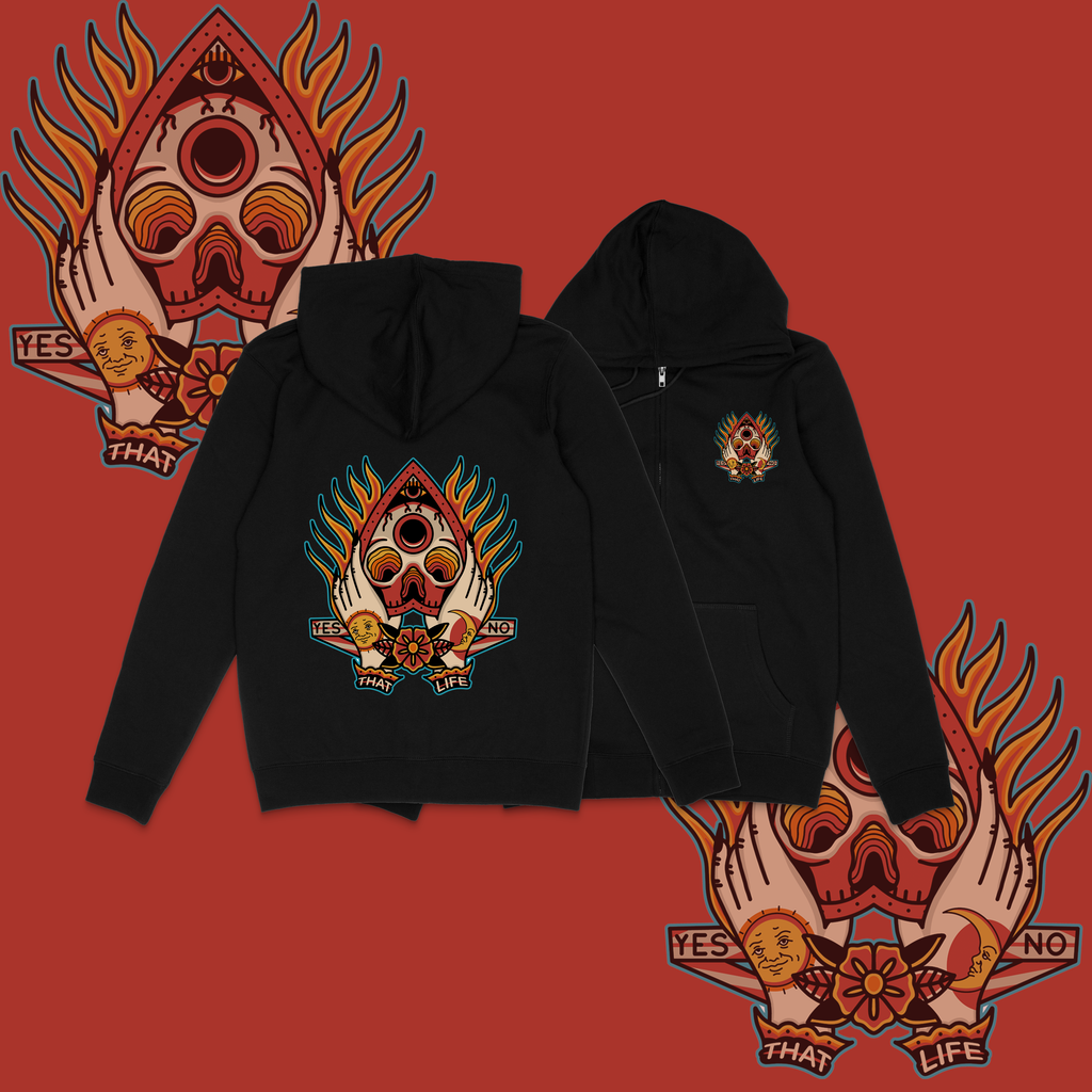 Seance and Sins Zip Hoodie