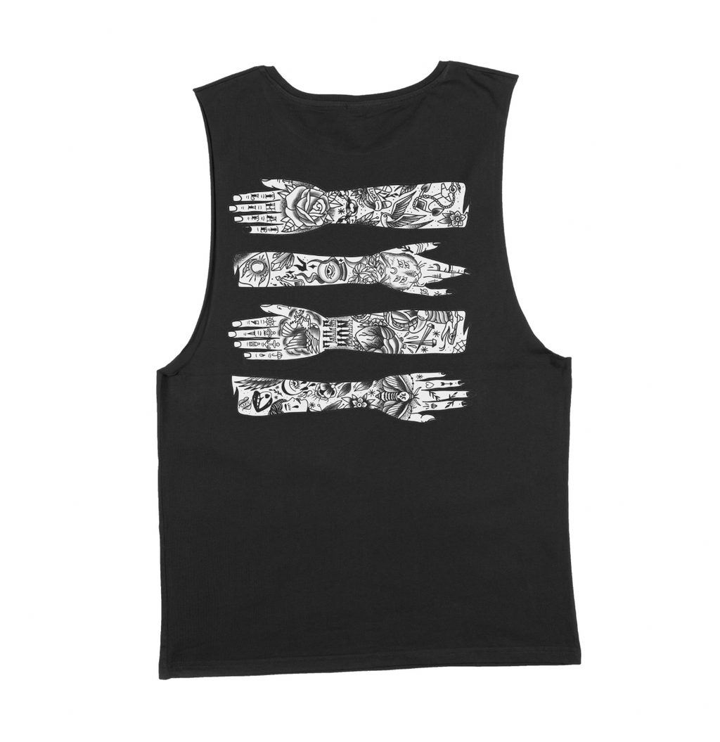Inked 4 Life Black Vest