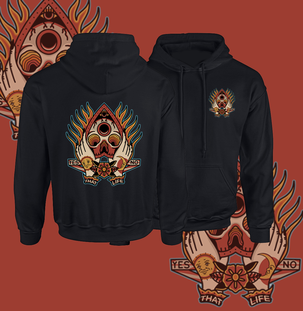 Seance and Sins Black Hoodie
