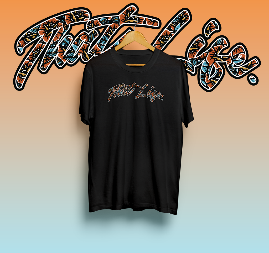 Roses Black Tee