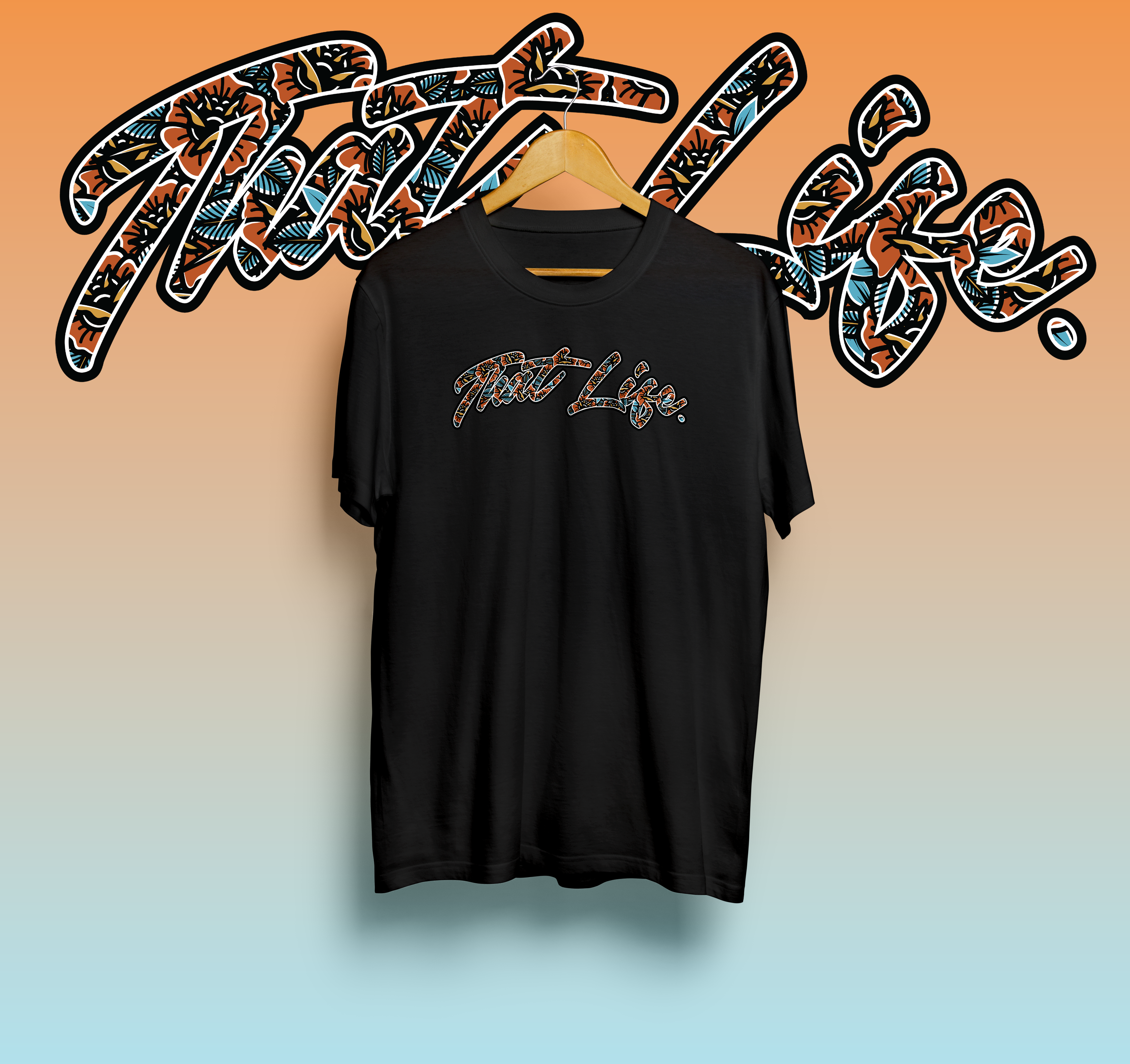 Roses Black Tee