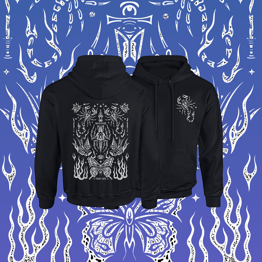 Tattoo Scorpion Flash Black Hoodie