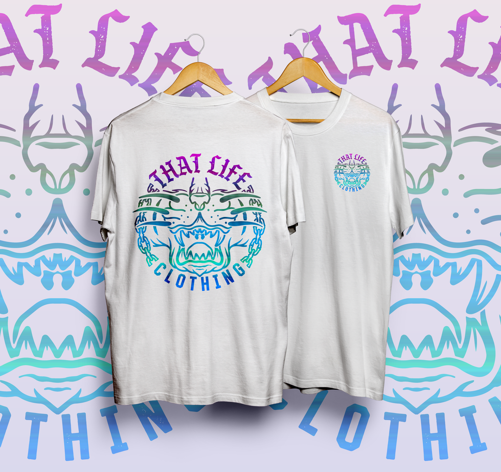 Tiger Bite White Tee