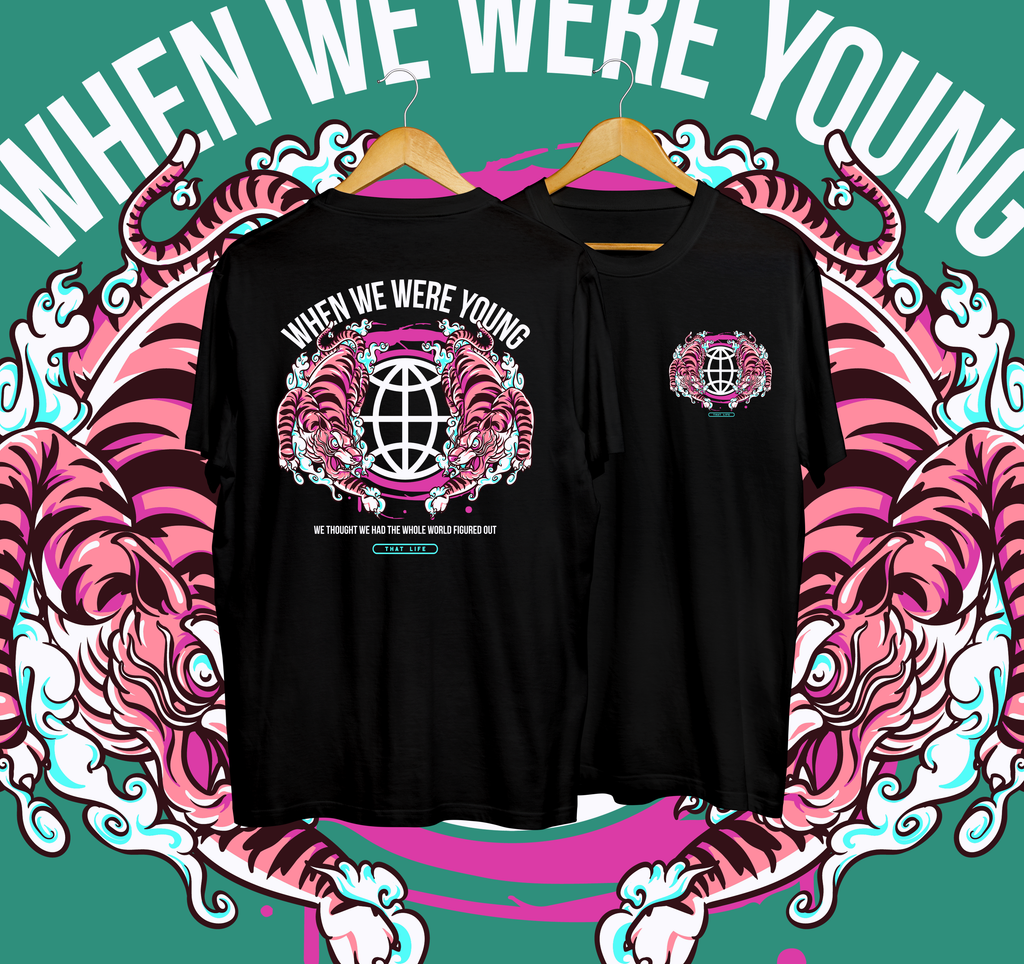 When We Were Young Black Tee